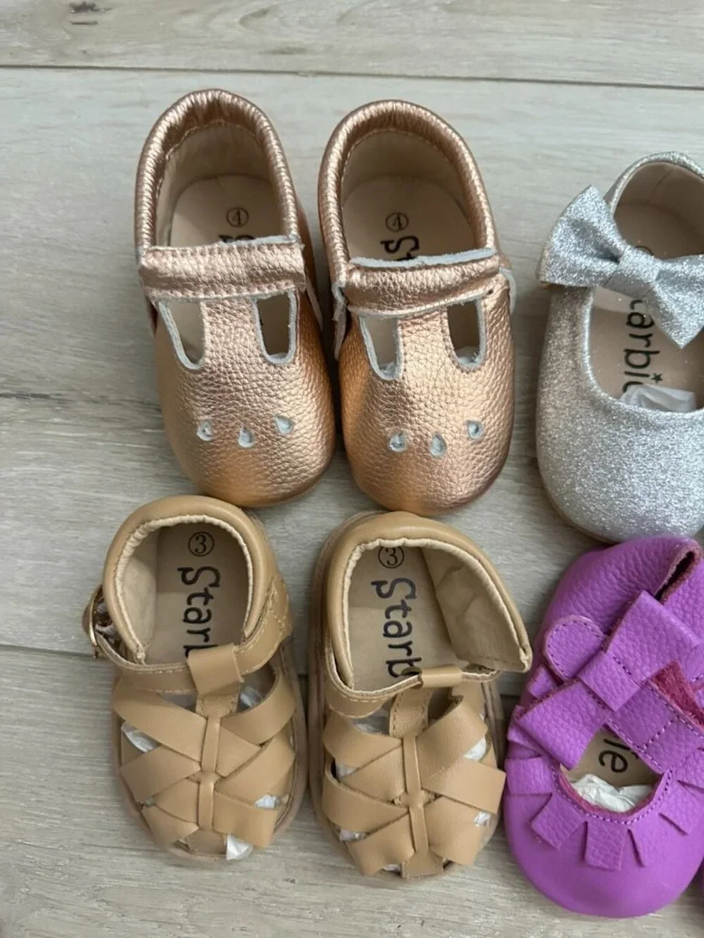 4 pairs Size 3 Size 4 lots Baby Shoes Lots Flash Sale toddler Shoes Sandals
